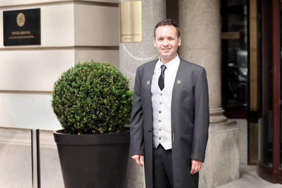 Michal Borowiak Head Concierge Hotel Bristol Warsaw