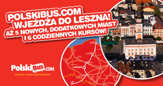 PolskiBus com_Leszno nowy przystanek