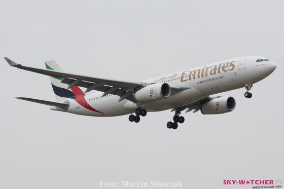 Emirates Airbus A330-200 Marcin Sikorzak sky-watcher.pl