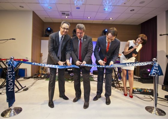 Novotel Łódź Centrum Przeciecie wstęgi