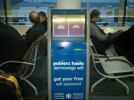 free wi fi - kiosk