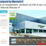 Groupon: Pobyt dla 2 osób ze śniadaniami, drinkiem od 249 zł lub z kolacją od 299 zł w Courtyard by Marriott Warsaw 4*