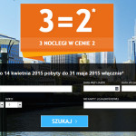 3 noclegi w cenie 2 w hotelach sieci Accor