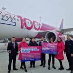 Wizz Air świetuje przewiezienie 30 milionów pasażerów na Lotnisku Chopina w Warszawie