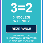 Accorhotels: Promocja 3 noclegi w cenie 2