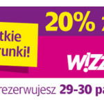 20% zniżki od Wizz Air! Dwa dni promocji dla członków Wizz Discount Club.