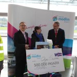 Pół miliona pasażerów na lotnisku w Modlinie